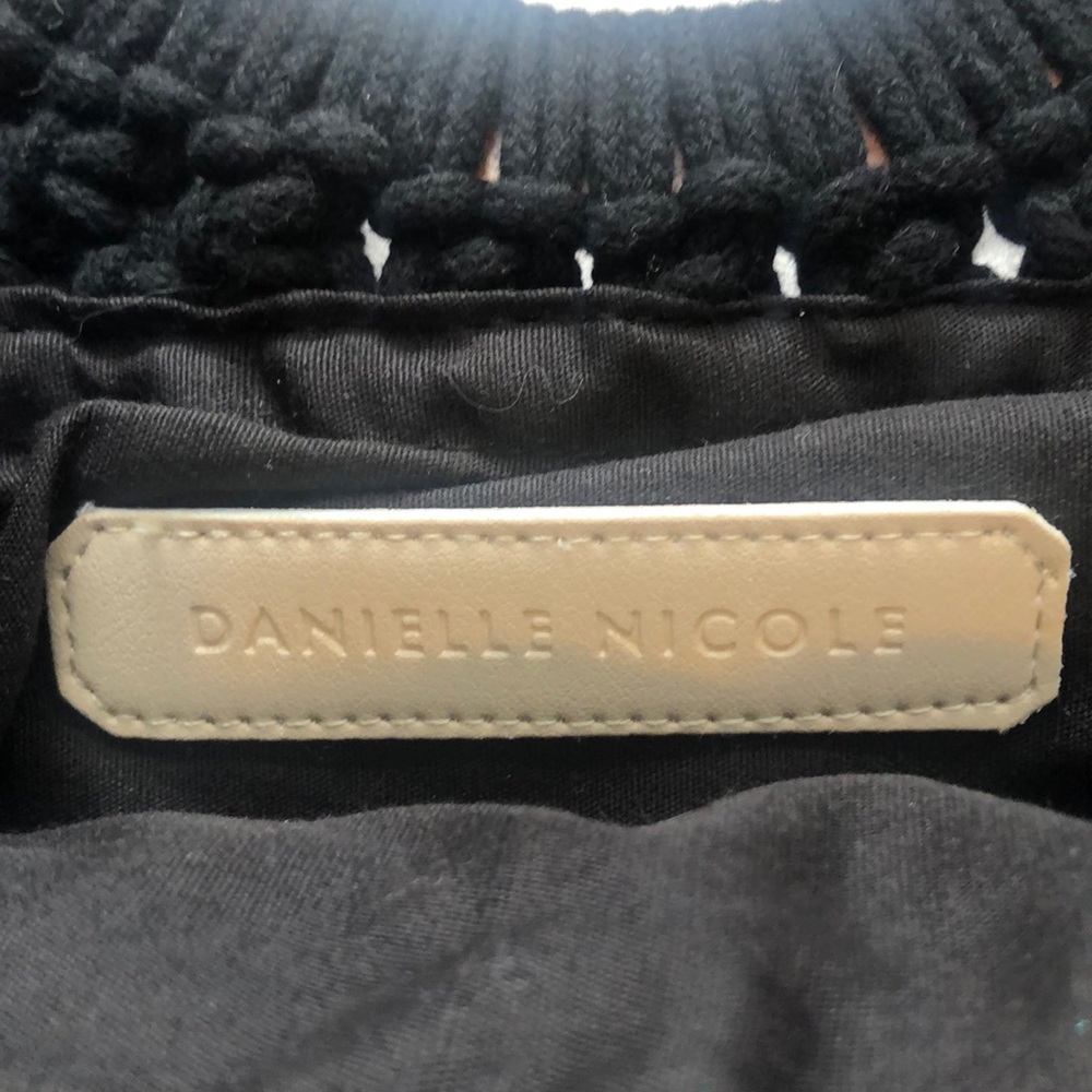 Black crochet bag from rachel zoe box never used!